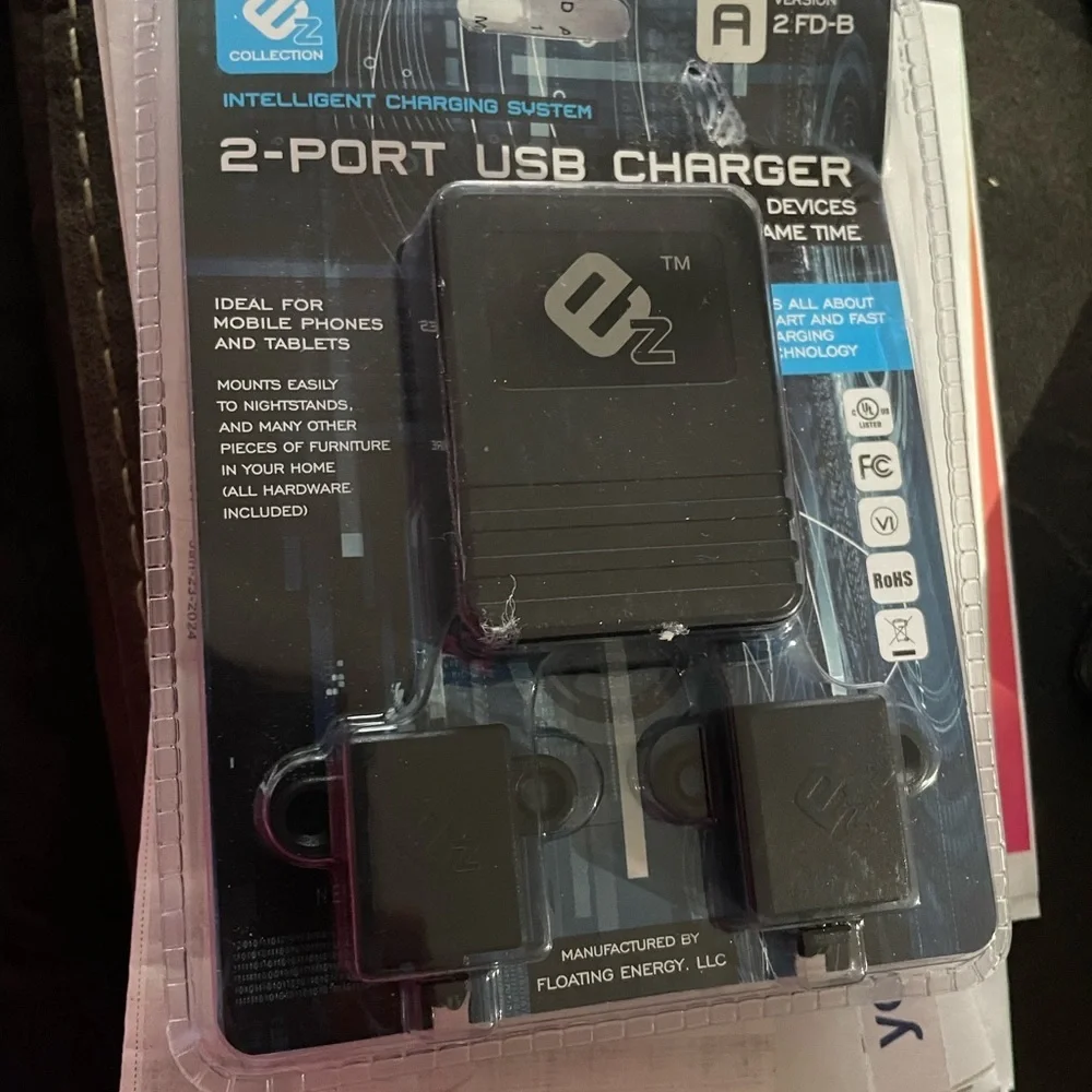 2 Port USB Charger EZ Collection Intelligent Charging System A 2 FD-B